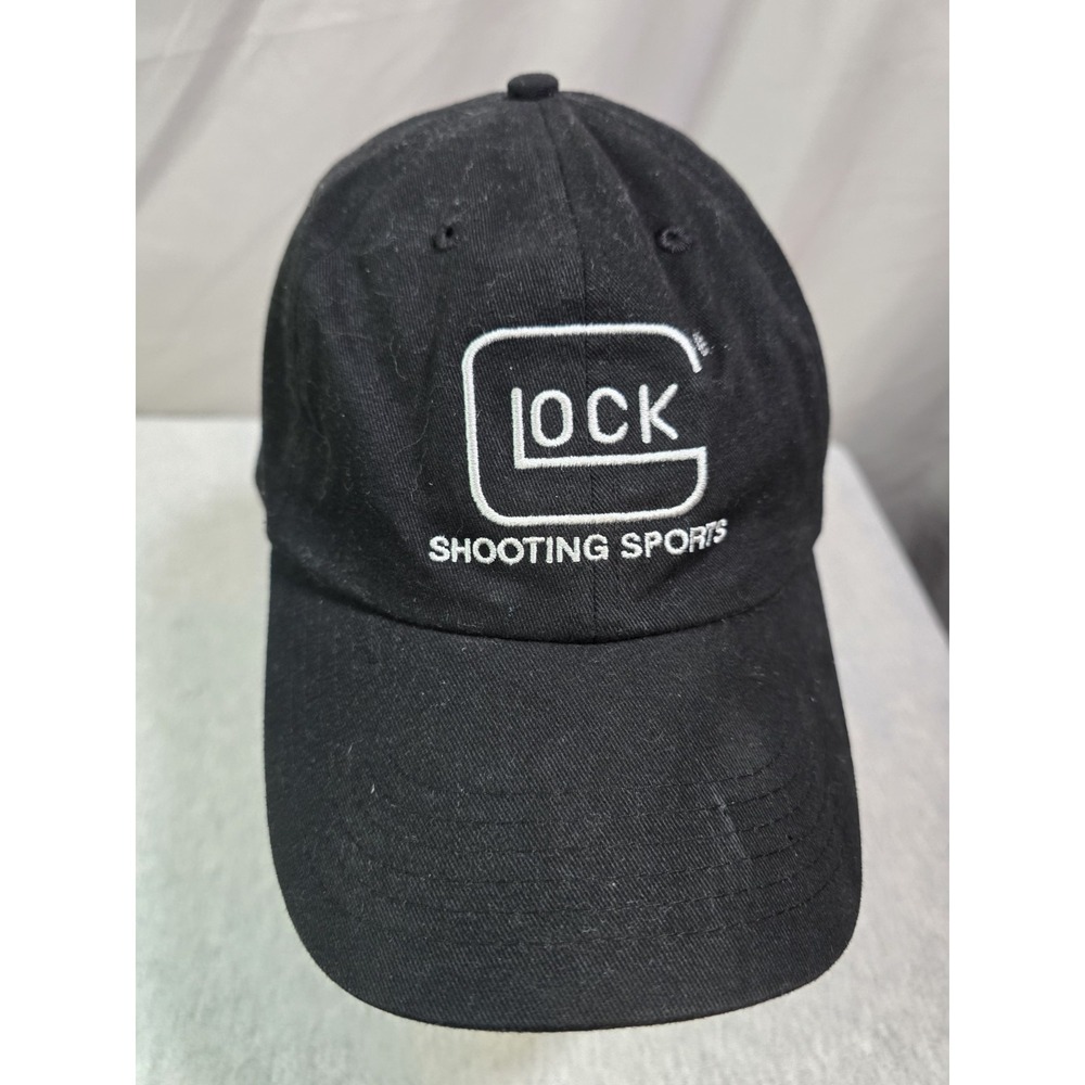 Glock Shooting Sports Slideback Baseball Cap Black One Size Adjustable 6 Panel